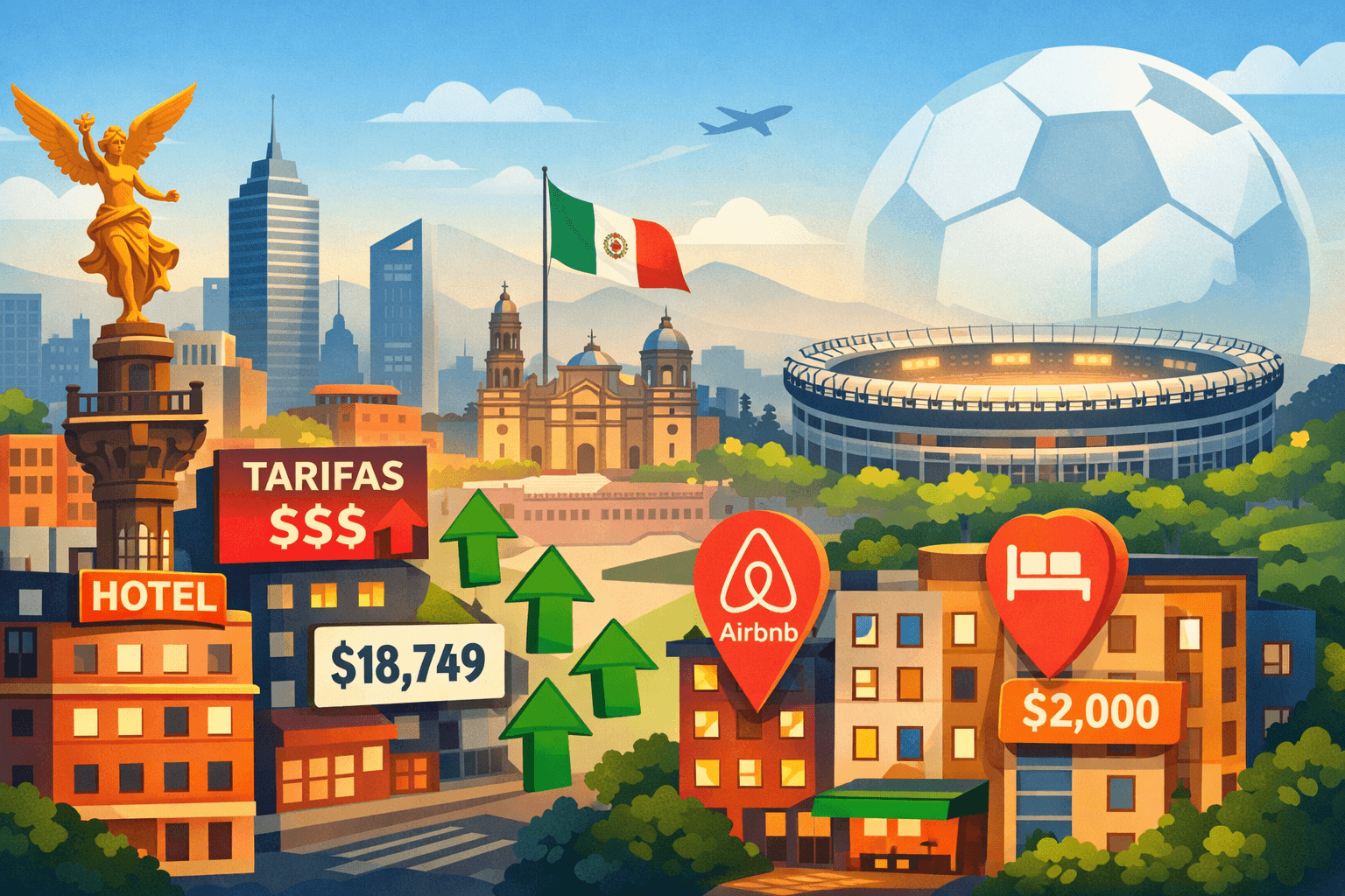 Hospedaje en el Mundial: el gran reto turístico de la CDMX